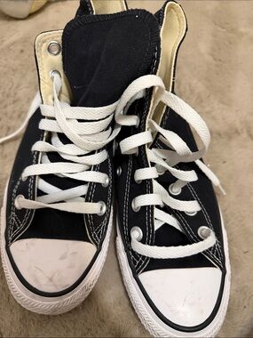 Converse Black and White Low-Top Sneakers